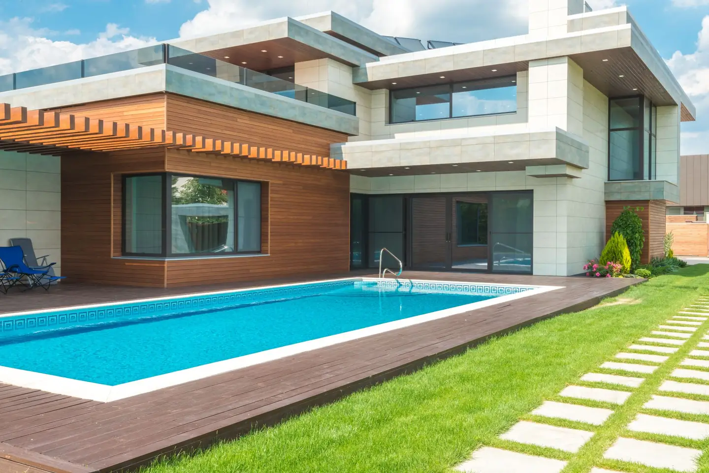 Swimming pool built in Faulconbridge, NSW